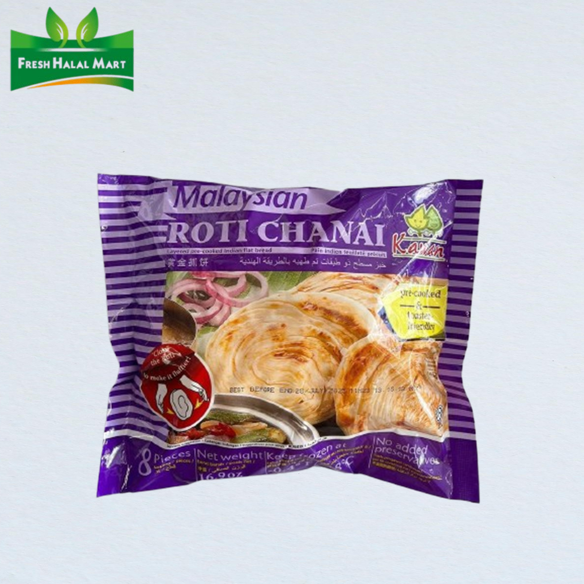 Malaysian Roti Chanai